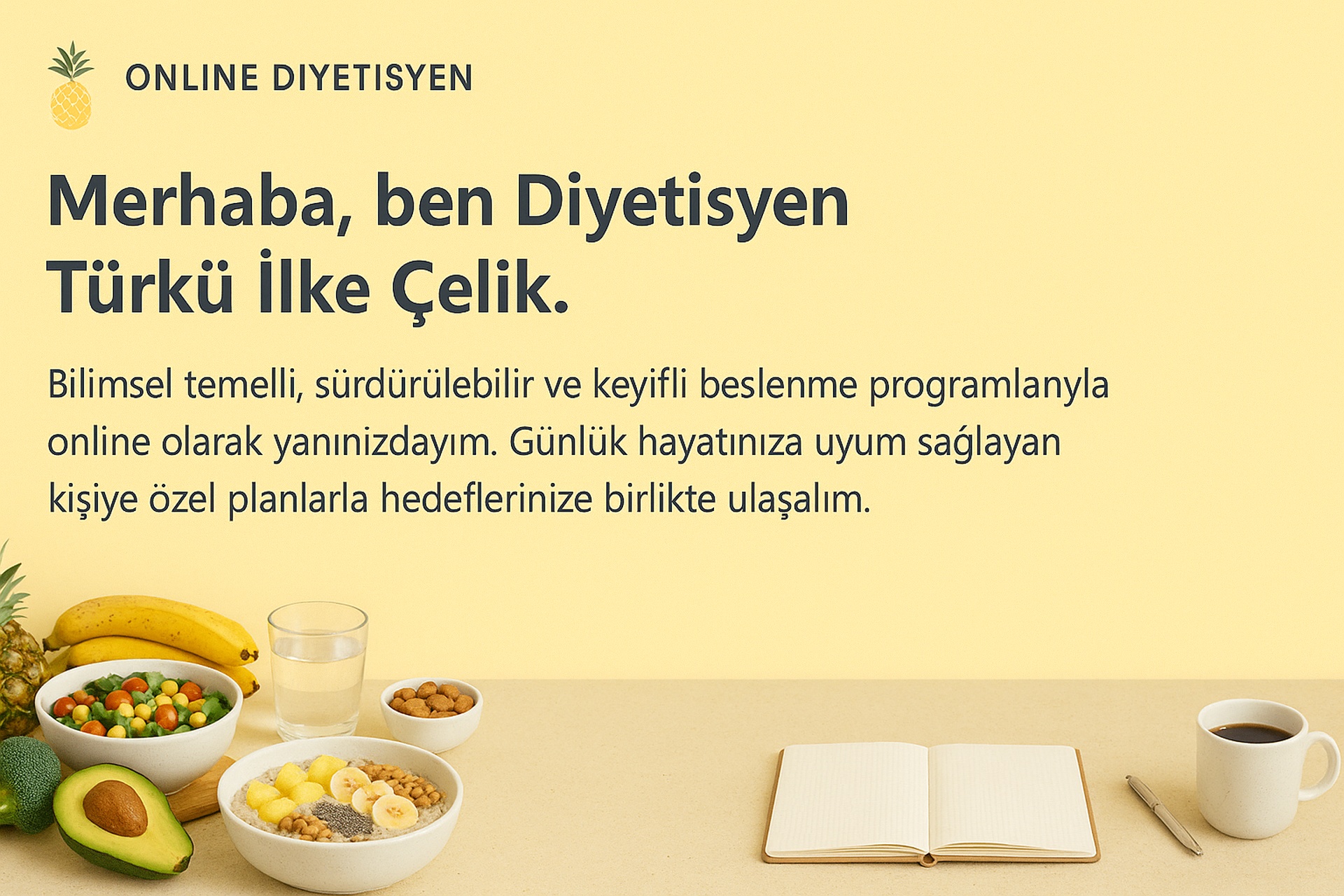 Diyetisyen Türkü İlke Çelik ana görsel